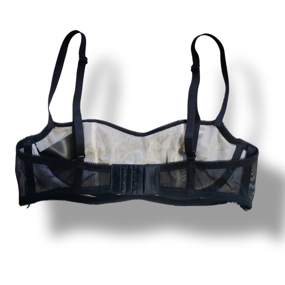 🌿H&M Black Lace Bralette Women's Size 32C - Picture 5 of 6